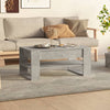 Betongrauer Couchtisch Ciocodeiu 102x55x45cm (Holz)