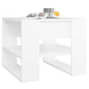 Weißer Couchtisch Vladomir 55,5x55x45cm (Holz)