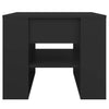 Couchtisch Vladomir, schwarz, 55,5x55x45cm (Holz)