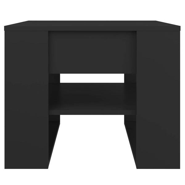 Couchtisch Vladomir, schwarz, 55,5x55x45cm (Holz)