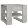 Betongrauer Couchtisch Vladimir 55,5x55x45cm (Holz)