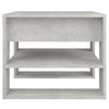 Betongrauer Couchtisch Vladimir 55,5x55x45cm (Holz)