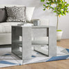 Betongrauer Couchtisch Vladimir 55,5x55x45cm (Holz)