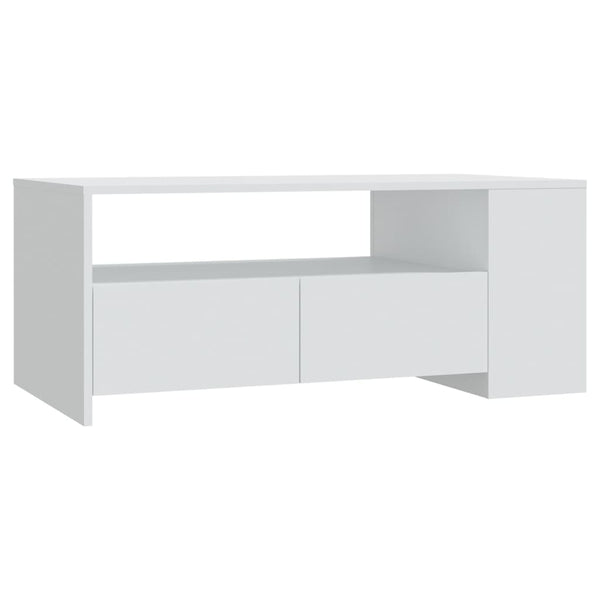 Weißer Couchtisch Philosophie 102x55x42cm (Holz)