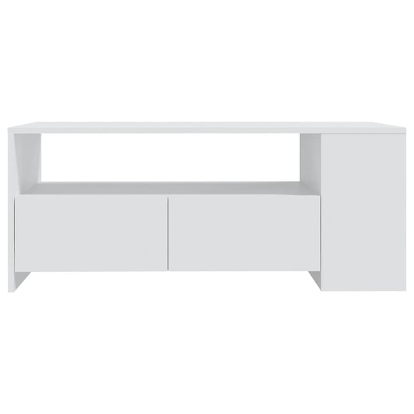 Weißer Couchtisch Philosophie 102x55x42cm (Holz)