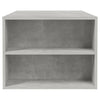 Betoninharmaa sohvapöytä Filosofia 102x55x42cm (puinen)