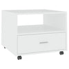 Weißer Couchtisch Leopol 55x55x40cm (Holz)