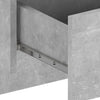 Betongrauer wandmontierter Nachttisch Marfumi