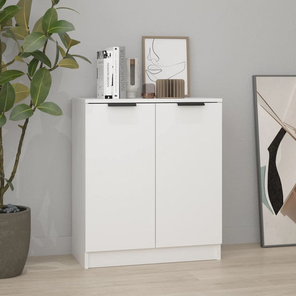 Weißes Sideboard Basilca 60x30x70cm (Holz)