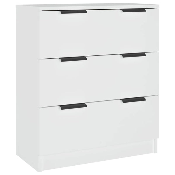 Valkoinen senkki Gania 60x30x70cm (puinen)