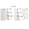 Weißes Sideboard Fili 60x30x70cm (Holz)