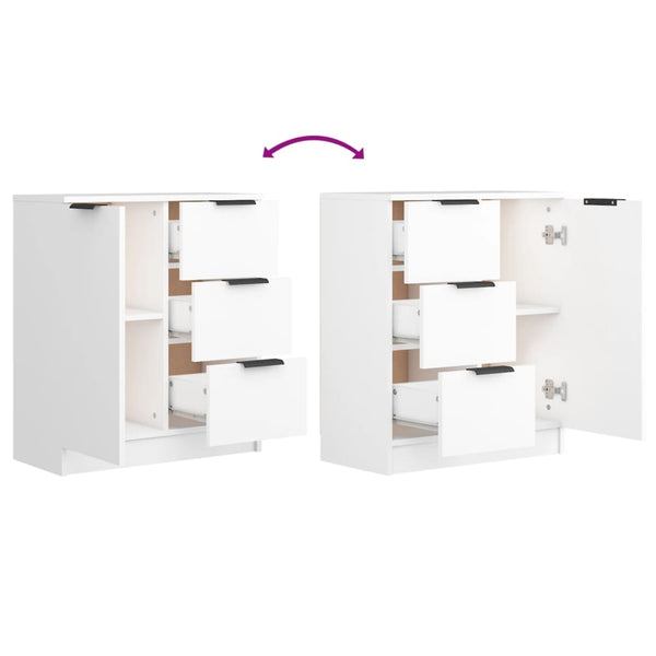 Weißes Sideboard Fili 60x30x70cm (Holz)