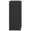 Schwarze Anrichte Fili 60x30x70cm (Holz)