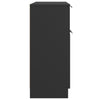Schwarzes Sideboard Zaide 60x30x70cm (Holz)