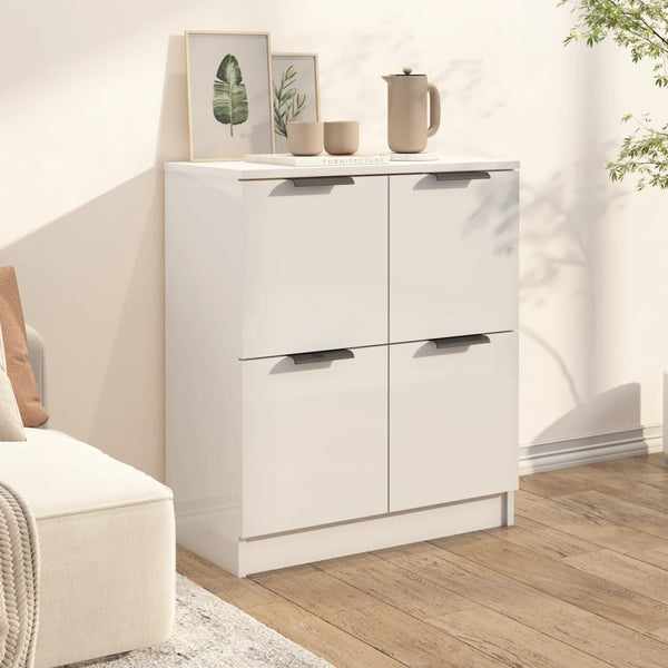 Weißes Sideboard Candefia 60x30x70cm (Holz)