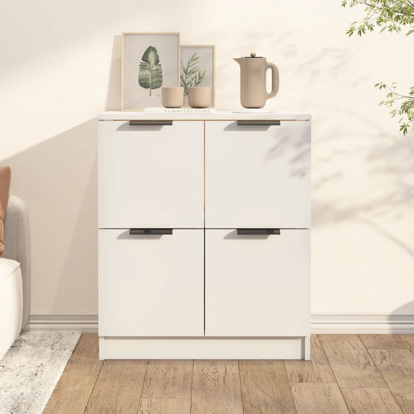 Weißes Sideboard Candefia 60x30x70cm (Holz)