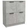 Betongraues Sideboard Candefia 60x30x70cm (Holz)