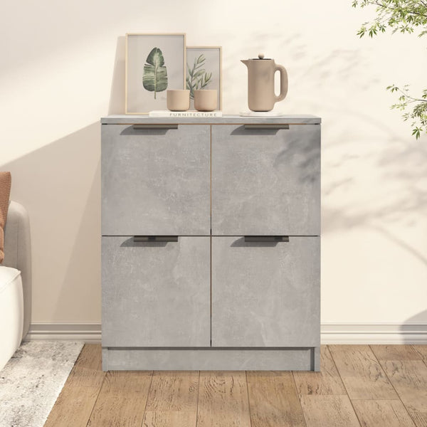 Betongraues Sideboard Candefia 60x30x70cm (Holz)