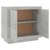 Betoninharmaa senkki Banel 80x40x75cm (puinen)