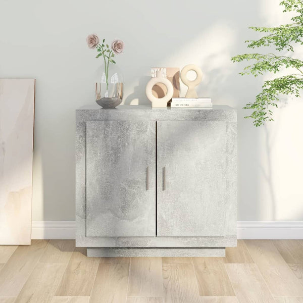 Betoninharmaa senkki Banel 80x40x75cm (puinen)