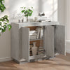 Betongraues Sideboard Nusem 92x35x75cm (Holz)