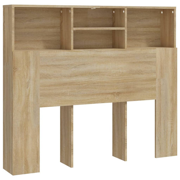 Sonoma-Eiche Kopfteil mit Stauraum Haig 120x19x103,5cm