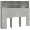 Betongraues Kopfteil mit Stauraum Haig 120x19x103,5cm