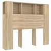 Sonoma-Eiche Bettkopfteil mit Stauraum Cochintu 120x18,5x102,5cm