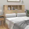 Sonoma-Eiche Bettkopfteil mit Stauraum Cochintu 120x18,5x102,5cm