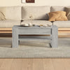 Grauer Couchtisch Ciocodeiu 102x55x45cm (Holz)