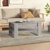 Grauer Couchtisch Ciocodeiu 102x55x45cm (Holz)
