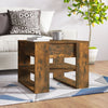 Couchtisch Vladomir aus Rauch-Eiche 55,5x55x45cm (Holz)