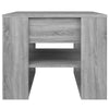 Grauer Couchtisch Vladimir 55,5x55x45cm (Holz)