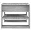 Grauer Couchtisch Vladimir 55,5x55x45cm (Holz)