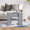 Grauer Couchtisch Vladimir 55,5x55x45cm (Holz)