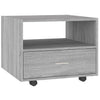 Couchtisch Leopol 55x55x40cm, grau (Holz)