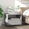 Couchtisch Leopol 55x55x40cm, grau (Holz)