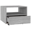 Couchtisch Leopol 55x55x40cm, grau (Holz)