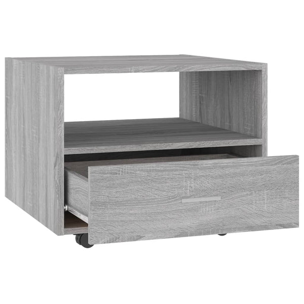 Couchtisch Leopol 55x55x40cm, grau (Holz)
