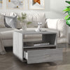 Couchtisch Leopol 55x55x40cm, grau (Holz)