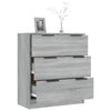 Graues Sideboard Gania 60x30x70cm (Holz)