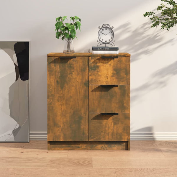 Sideboard Fili aus geräucherter Eiche 60x30x70cm (Holz)