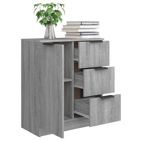 Graues Sideboard Fili 60x30x70cm (Holz)