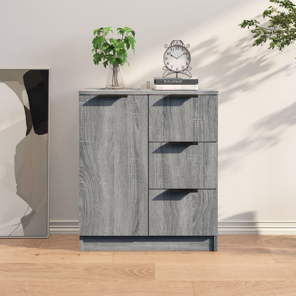 Graues Sideboard Fili 60x30x70cm (Holz)