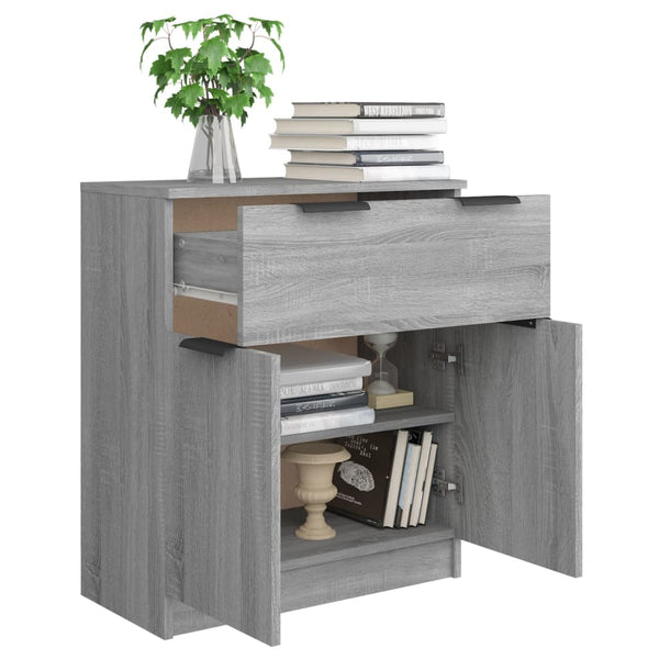 Graues Sideboard Zaide 60x30x70cm (Holz)