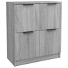 Graues Sideboard Candefia 60x30x70cm (Holz)