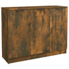 Räuchereiche Sideboard Nastaca 90,5x30x70cm (Holz)