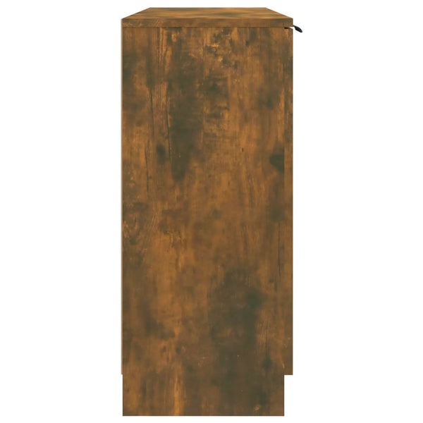 Räuchereiche Sideboard Nastaca 90,5x30x70cm (Holz)
