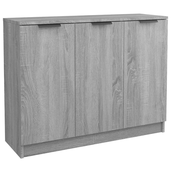 Graues Sideboard Nastaca 90,5x30x70cm (Holz)