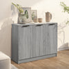Graues Sideboard Nastaca 90,5x30x70cm (Holz)